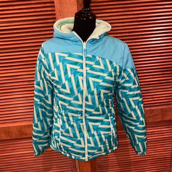EUC Slalom kids jacked hooded fully fuzzy lined - Picture 2 of 12